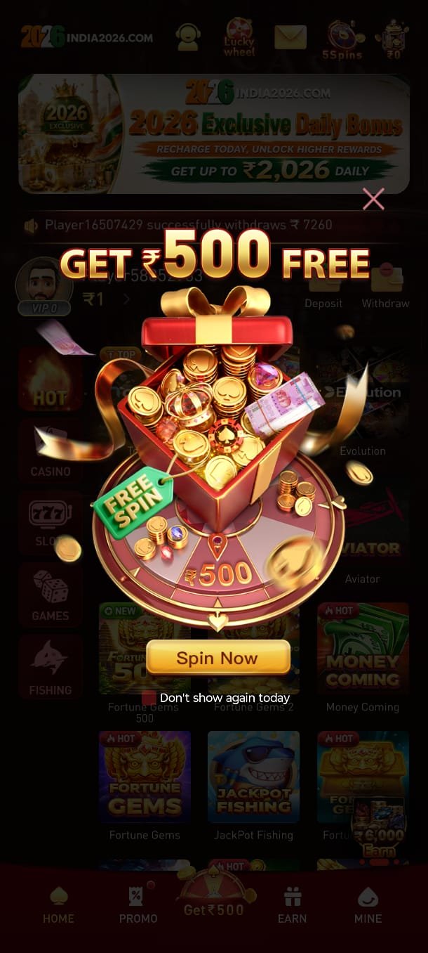India2026 Game is a modern online gaming platform designed for players who enjoy a smooth and user-friendly experience. The platform offers a simple interface, quick account access, exciting game categories, promotional offers, and responsive customer support. Whether you are a new or returning player, India2026 Game aims to provide an enjoyable and secure gaming environment with fast performance across mobile and desktop devices.